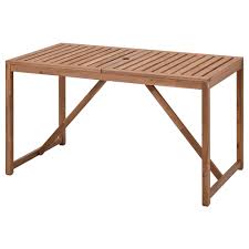 IKEA NÄMMARÖ Utomhusbord 140x75 cm – Ljusbrun