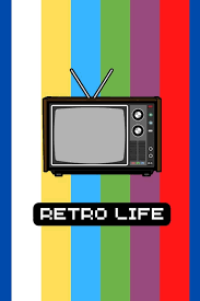 Retro Liv - 80- och 90-talets TV-mönster Anteckningsbok